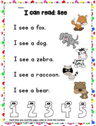 Sight Word to Read - see
